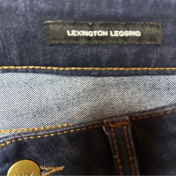 Jones New York jeans Lexington legging dark wash stretch size 10 26 inch inseam - Picture 8 of 12